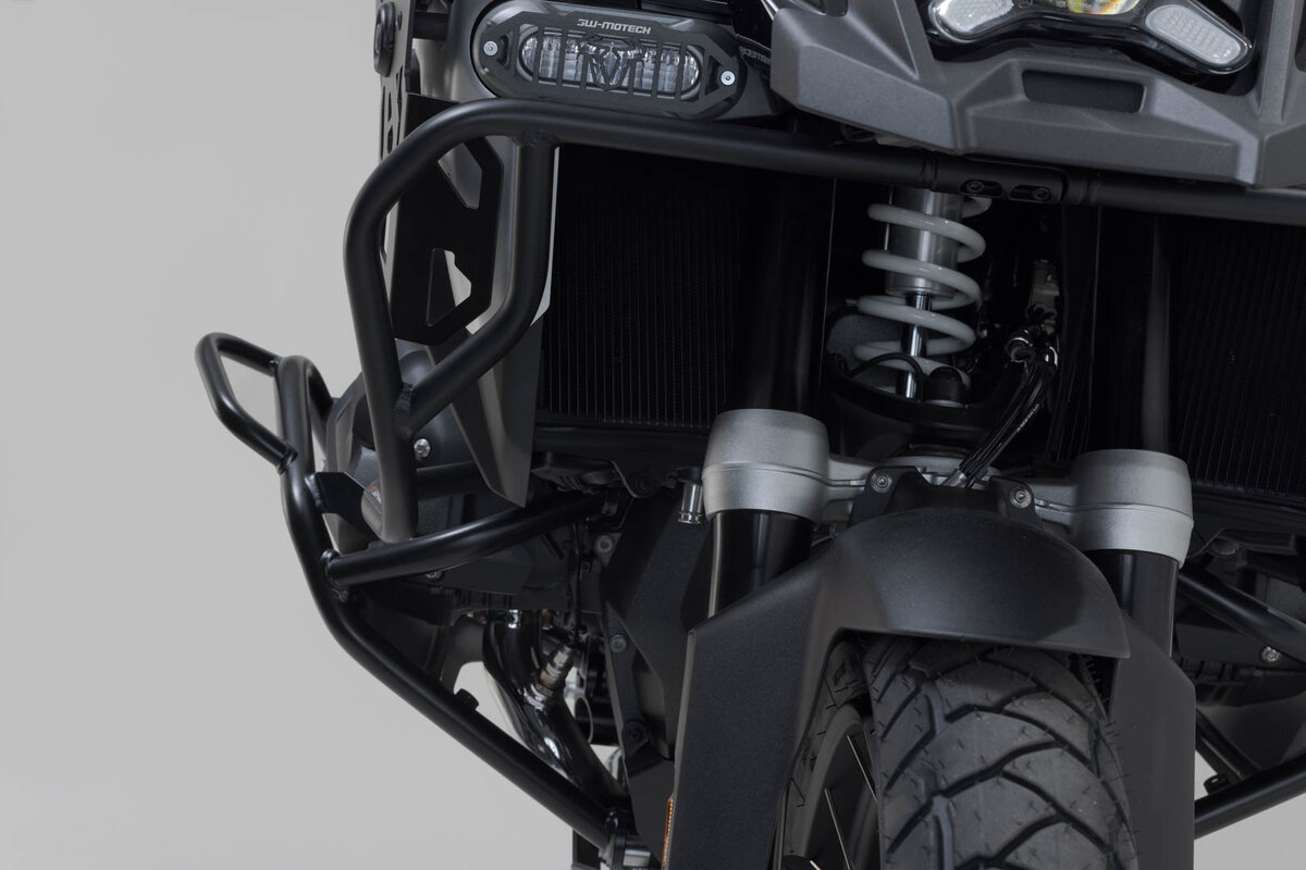 SW-Motech Upper Crashbars for BMW R 1300 GSA - Black - For Use with OEM Crashbars - SBL.07.976.10000/B