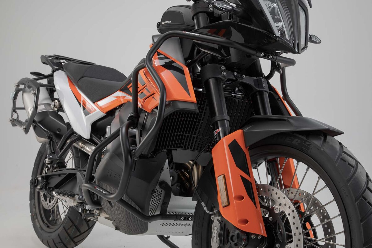 SW-Motech Upper Crashbars for KTM 890 Adventure - Black (20-22) - SBL.04.521.10100B