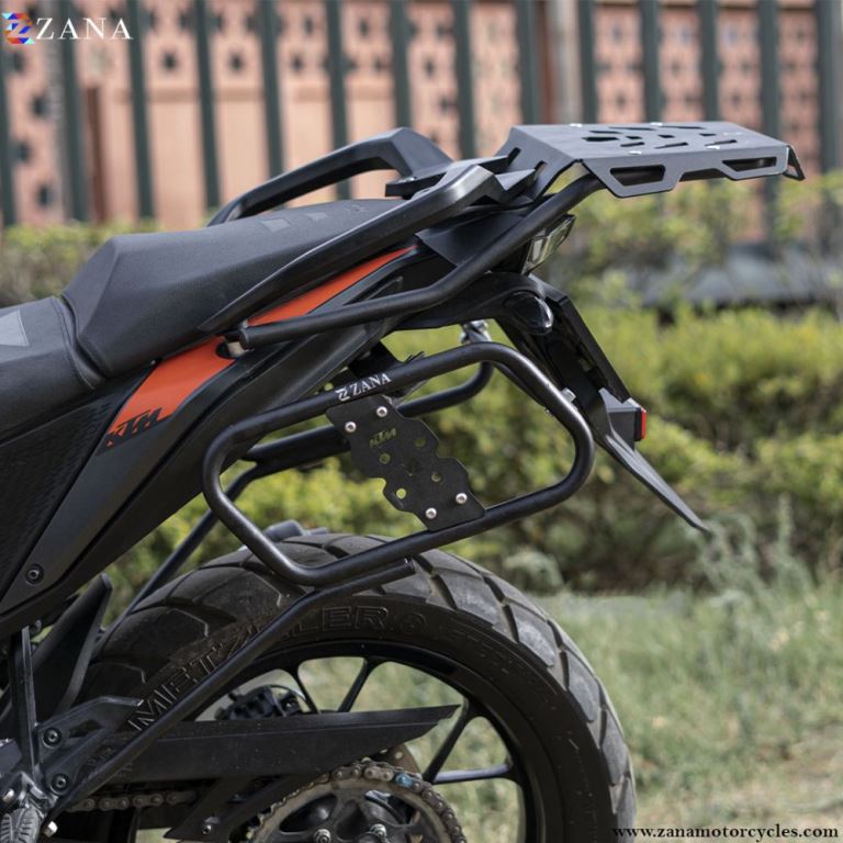 ZANA Saddle Stay Black With Jerry Can Mounting For KTM ADV 250/390/390 X ZI-8195 - Riders Junction