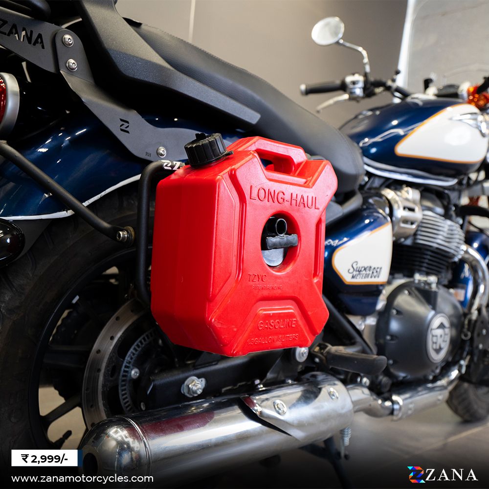 Saddle Stay with Jerry Can Mount for Super Meteor 650