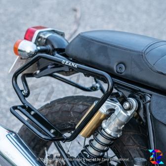 Saddle Stays With Exhaust Sheild Texture Matt Black for GT-INTERCEPTOR650 - ZANA ZI-8121 - Riders Junction
