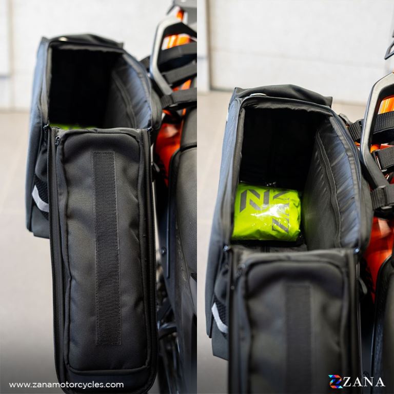 ZANA Saddlebag T-2 Big For KTM Adventure 250/390/390 X - ZI-8393B - Riders Junction