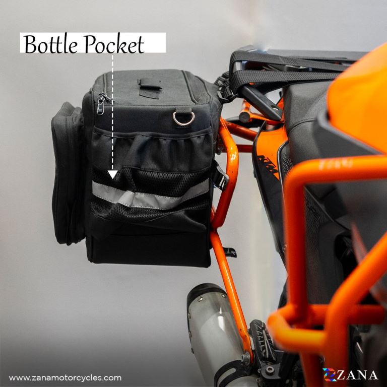 ZANA Saddlebag T-2 Big For KTM Adventure 250/390/390 X - ZI-8393B - Riders Junction