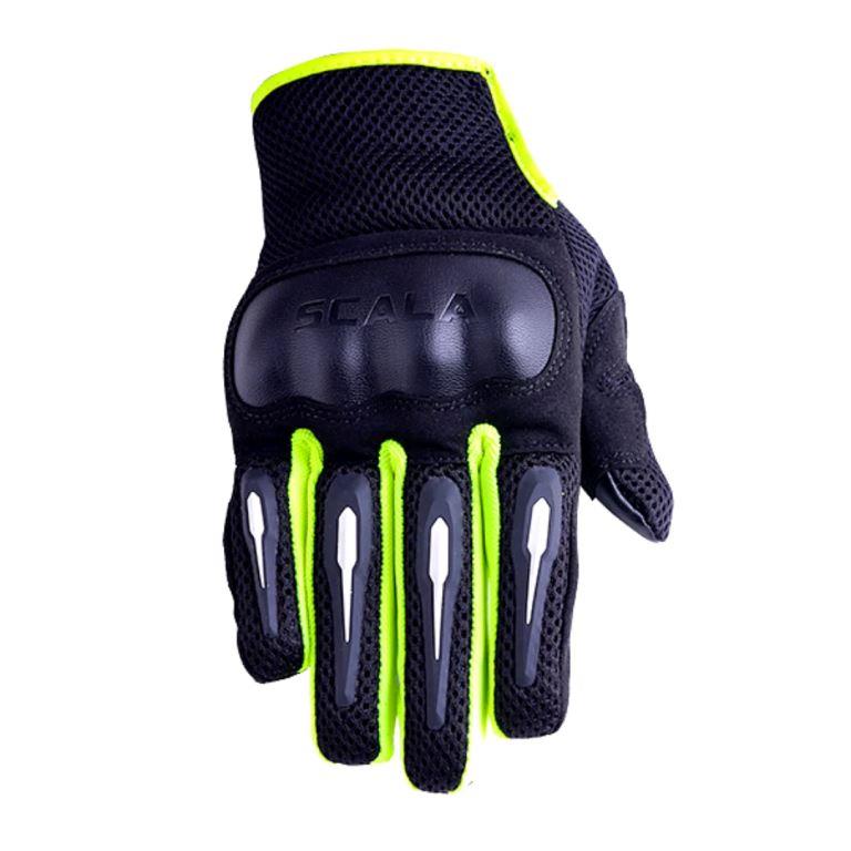 Scala Air Glove Black Neon