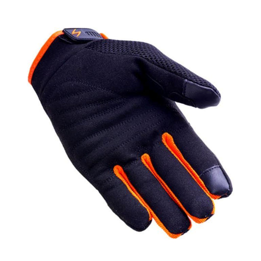 Scala Air Glove Black Orange - Riders Junction