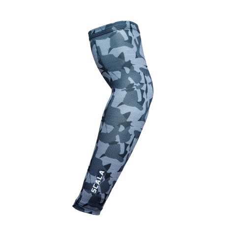 Scala Air-X Arm Sleeves Dark Grey Camo