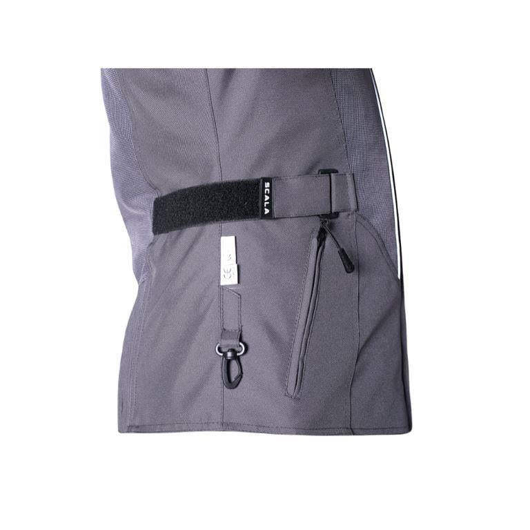 Scala Akira V2 Women Riding Jacket Gray - Riders Junction