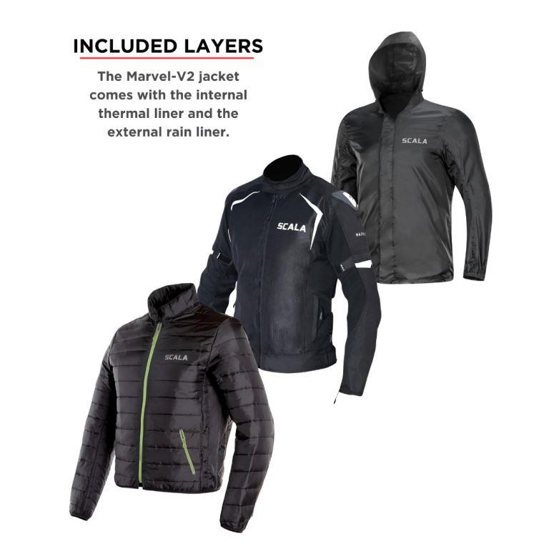 Scala Thunder L2 Riding Jacket Black