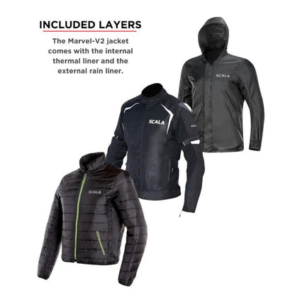 Scala Thunder L2 Riding Jacket Black