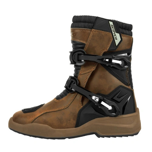 Scoyco All-weather Motorcycle Touring Waterproof Boots - MT038WP - Brown