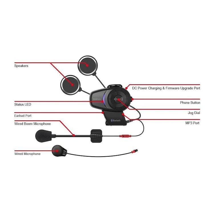 Sena 10S Bluetooth Communication System - Riders Junction