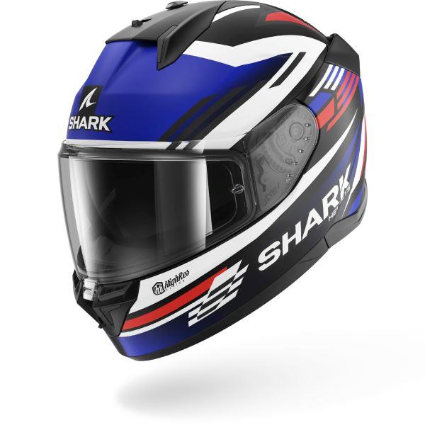 Shark D-SKWAL 3 Helmet Firstlap Matte Black Blue Red