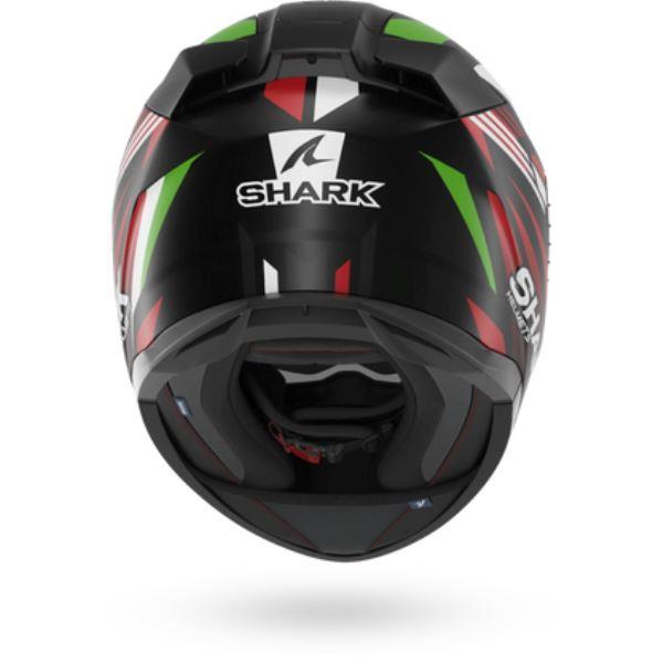 Shark D-SKWAL 3 Helmet Firstlap Matte Black Red Green (KRG)