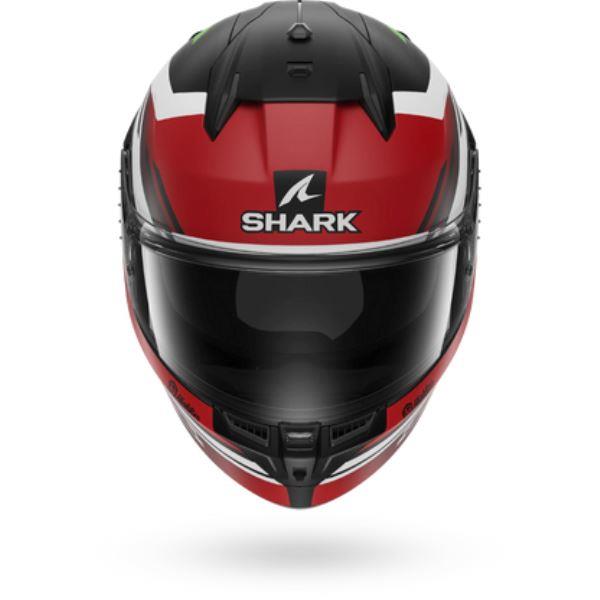 Shark D-SKWAL 3 Helmet Firstlap Matte Black Red Green (KRG)