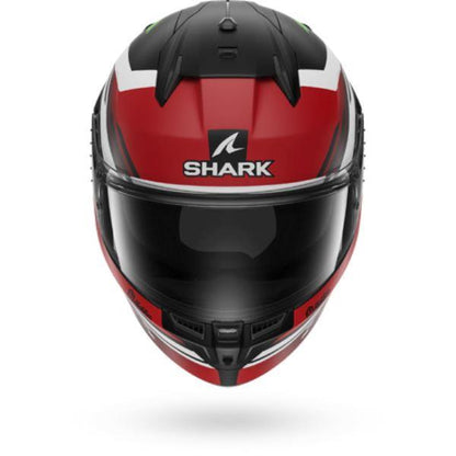 Shark D-SKWAL 3 Helmet Firstlap Matte Black Red Green (KRG)