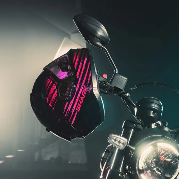 Shark RIDILL 2 Assya Helmet Black-Violet (KVV)