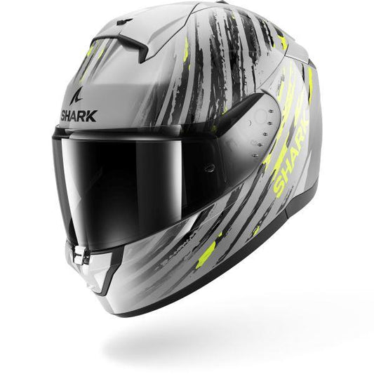 Shark RIDILL 2 Assya Helmet Silver Anthracite Yellow