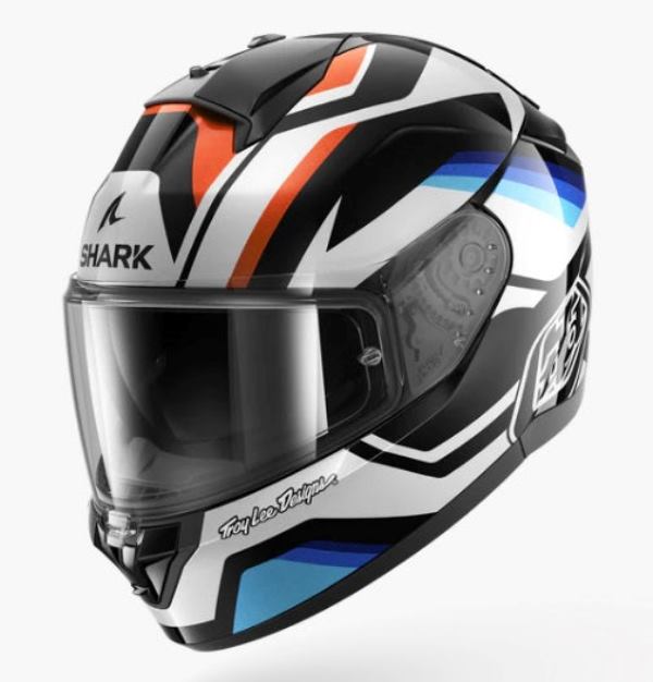 Shark Ridill 2 Apex Helmet Black-White-Blue (KWB)