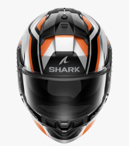 Shark Ridill 2 Apex Helmet Silver Black Orange (SKO)