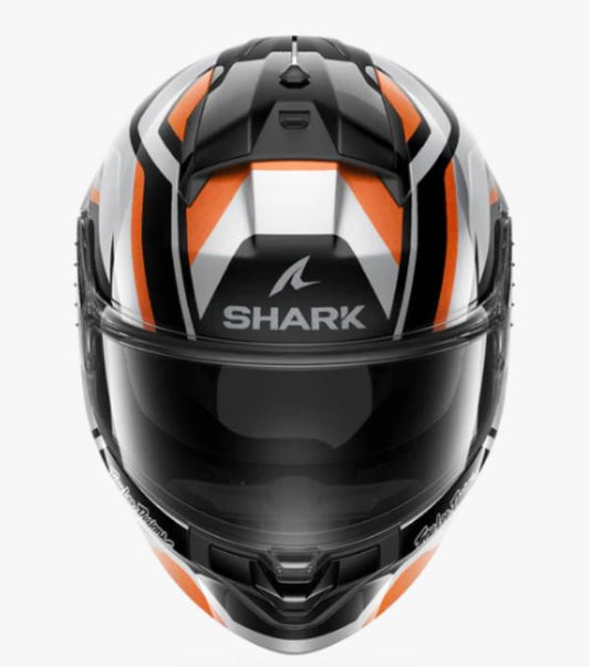 Shark Ridill 2 Apex Helmet Silver Black Orange (SKO)