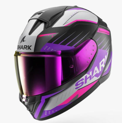 Shark Ridill 2 Bersek Helmet Matte Black Violet Violet (KVV)