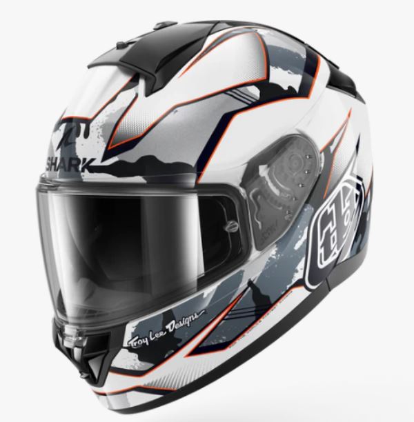 Shark Ridill 2 Bersek Helmet Matterix Camo White Silver Red (WSR)