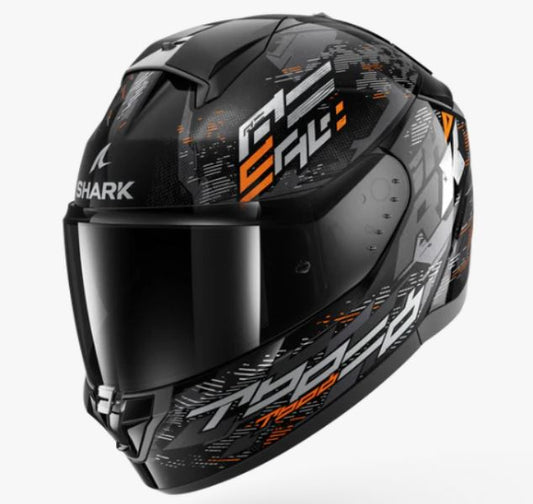 Shark Ridill 2 Helmet Molokai Black Silver Orange (KSO)