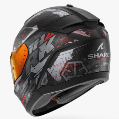 Shark Ridill 2 Helmet Molokai Matte Black Anthracite Red (KAR)
