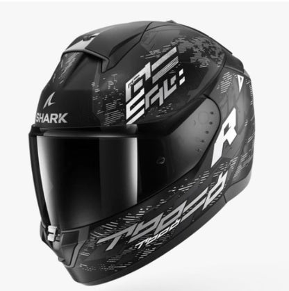 Shark Ridill 2 Helmet Molokai Matte Black White Silver (KWS)