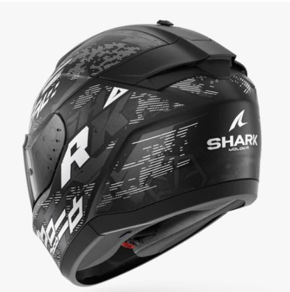 Shark Ridill 2 Helmet Molokai Matte Black White Silver (KWS)