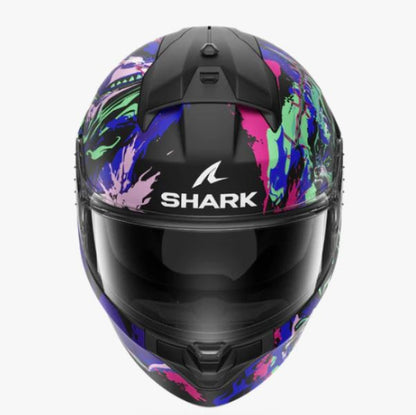 Shark Ridill 2 Helmet Raging Beast Matte Black Violet Green (KVG)