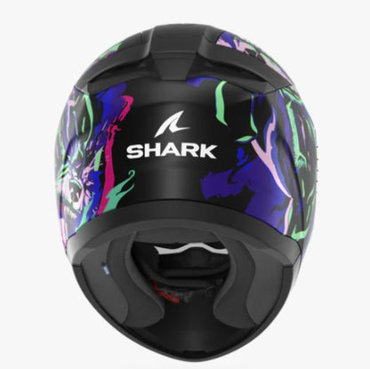 Shark Ridill 2 Helmet Raging Beast Matte Black Violet Green (KVG)