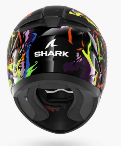 Shark Ridill 2 Helmet Raging Beast Gloss Black-Violet-Yellow (KVY)