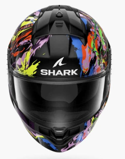 Shark Ridill 2 Helmet Raging Beast Gloss Black-Violet-Yellow (KVY)