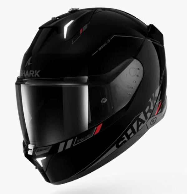 Shark Skwal I3 Blank SP Helmet Black- Anthracite-Red (KAR)