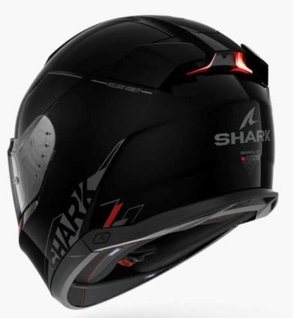 Shark Skwal I3 Blank SP Helmet Black- Anthracite-Red (KAR)