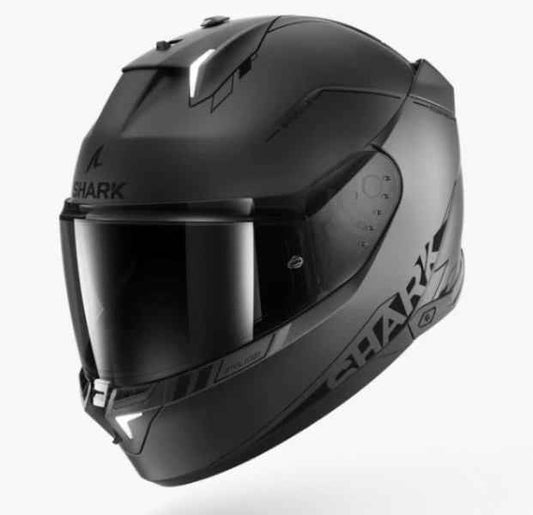 Shark Skwal I3 Blank SP Helmet Matt Black-Silver-Anthracite (AKS)
