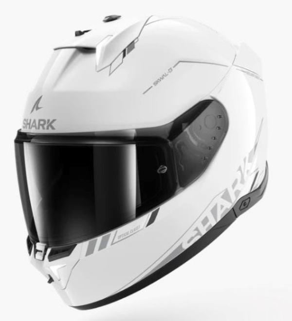 Shark Skwal I3 Blank SP Helmet White-Silver-Anthracite (WSA)