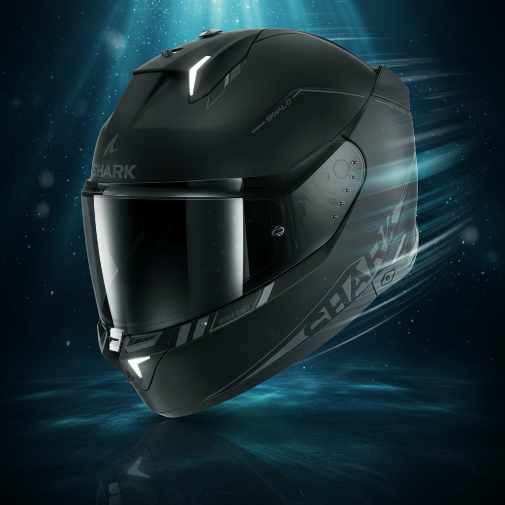 Shark Skwal I3 Blank SP Matte Black Anthracite Black (KAK)