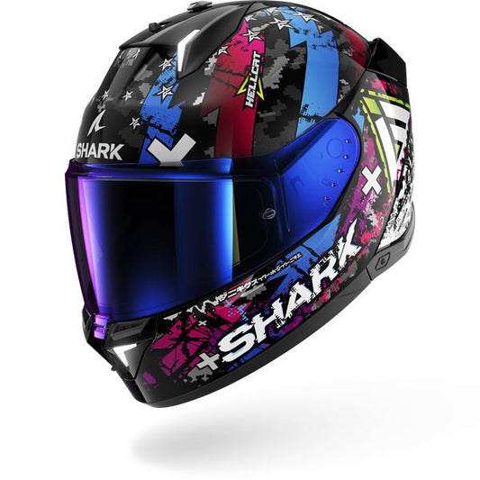 Shark Skwal I3 Hellcat Black Chrome Blue (KUB)