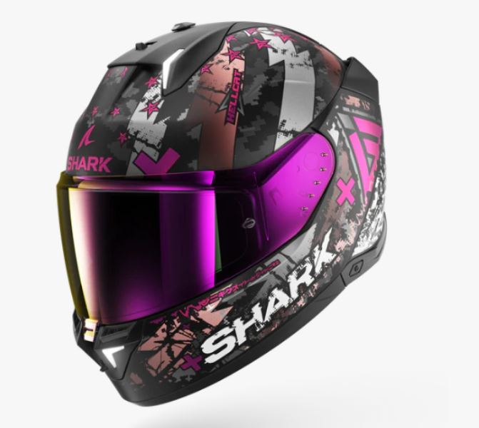 Shark Skwal I3 Hellcat Matte Black Chrome Purple (KUV)