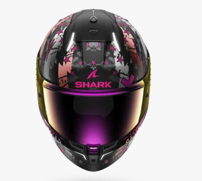 Shark Skwal I3 Hellcat Matte Black Chrome Purple (KUV)