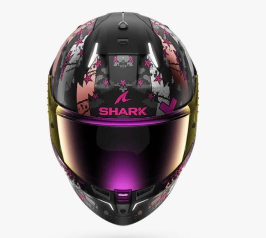 Shark Skwal I3 Hellcat Matte Black Chrome Purple (KUV)