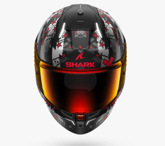 Shark Skwal I3 Hellcat Matte Black Chrome Red (KUR)