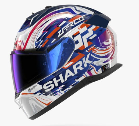 Shark Skwal I3 Replica Zarco GP DE France White Violet Blue (WVB)