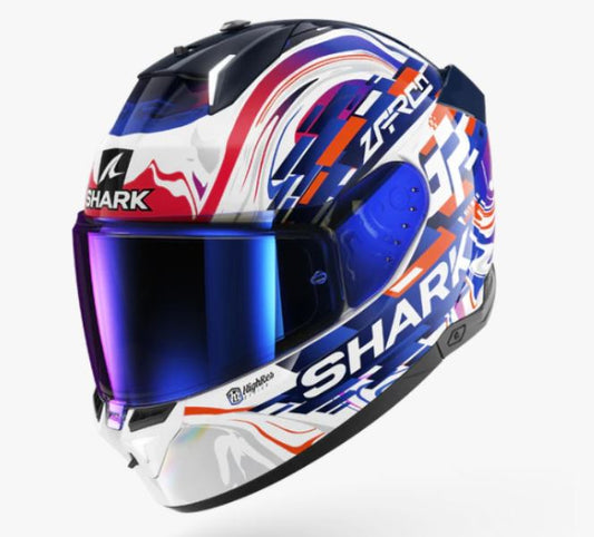 Shark Skwal I3 Replica Zarco GP DE France White Violet Blue (WVB)