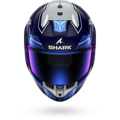 Shark Skwal I3 Rhad Blue Chrome Silver (BUS)