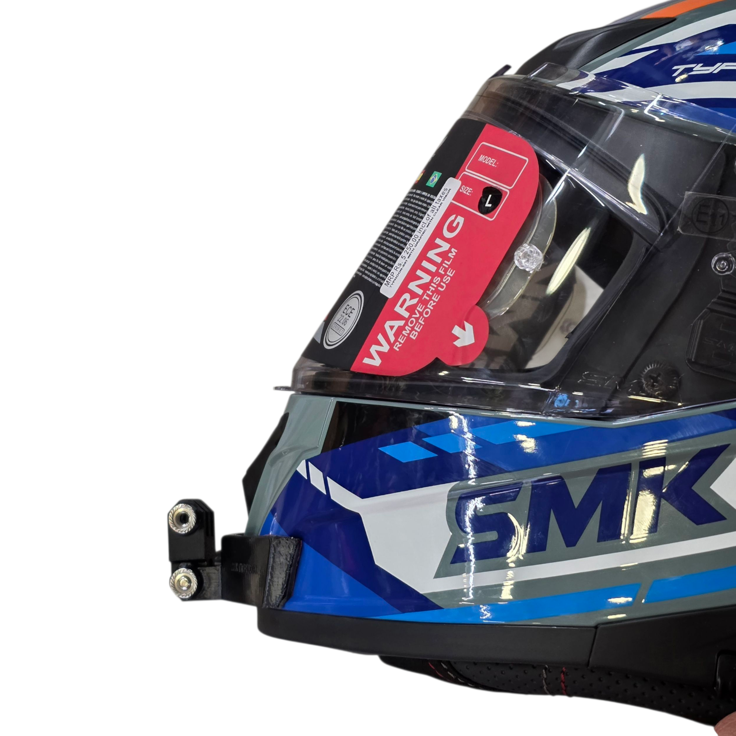 SMK Typhoon  Helmet Chin Mount by Motovibe