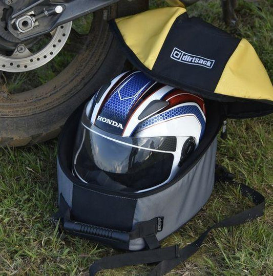Helmet Bag (Yellow & Black)- For Full face and Modular Helmets - Riders Junction