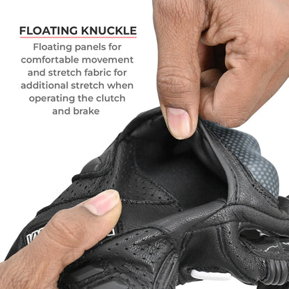 Shifter–Short Motorcycle Riding Gloves by Viaterra